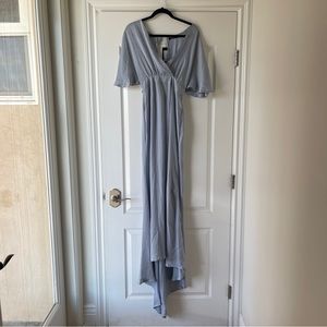 Nasty Gal Elegant Blue Dress